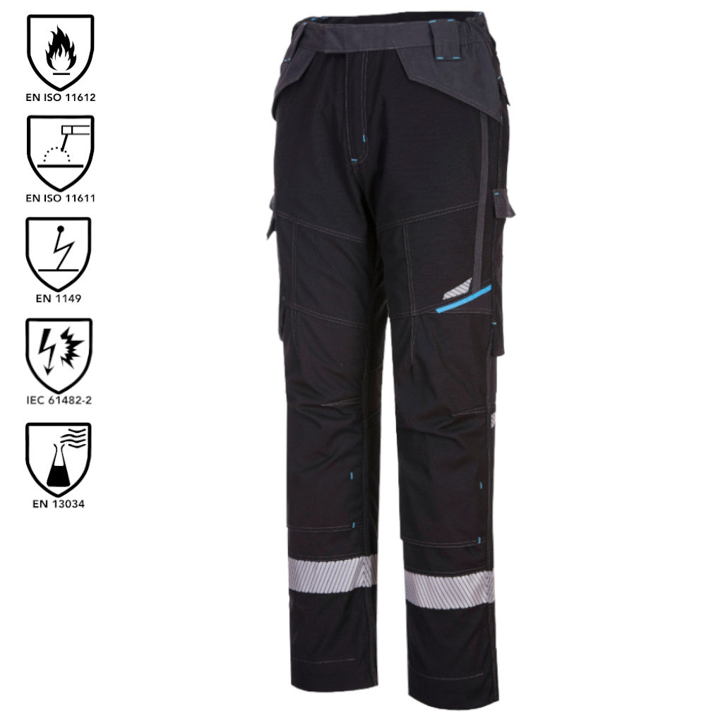 Multi Norm; Flame Retardant Anti-Static Stretch Work Trousers