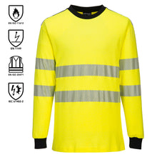 Load image into Gallery viewer, Multi Norm; Flame Retardant Hi-Vis Long-sleeved T-shirt
