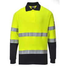 Load image into Gallery viewer, Hi-Vis Flame Resistant Anti-Static Polo Shirt

