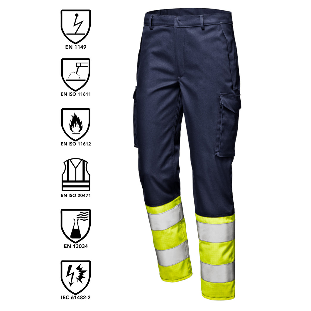 Multi Norm; Anti-Static Flame Retardant Polytech CL 1 Trousers
