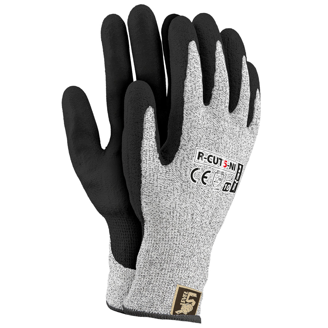 Cut5-Ni Snijbestendige Handschoenen Gecoat met Nitril